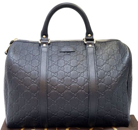 gucci black leather bag|black gucci side bag.